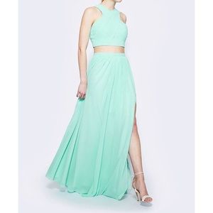 FAME AND PARTNERS TWO PEICE BRIDESMAID DRESS